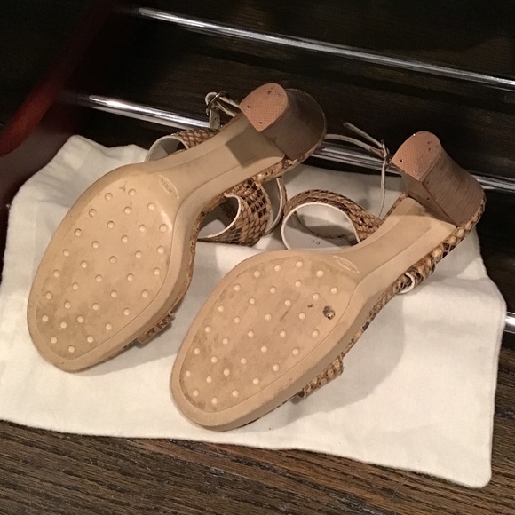 Tod’s Python Platform Sandals US 9 - Picture 7 of 8
